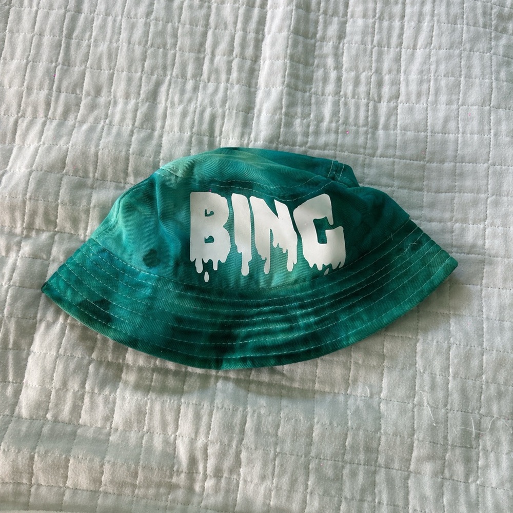 Binghamton Green Tie Dye Bucket Hat Casual Streetwear